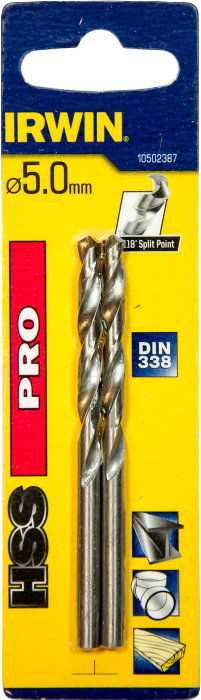 Irwin HSS Pro bor Ø5 mm 2 stk.